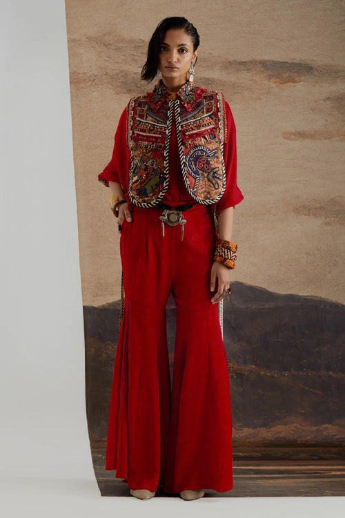 Sindoor Zuri Gilet Set