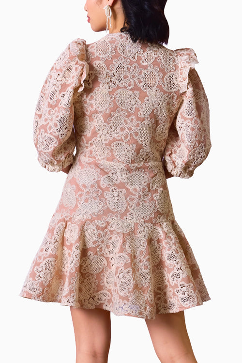 Vintage Lace Charm Dress
