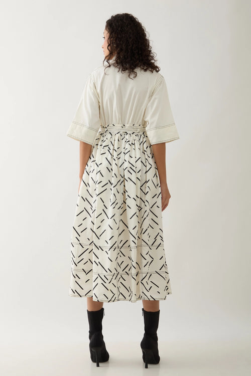 Delta Off White Dress