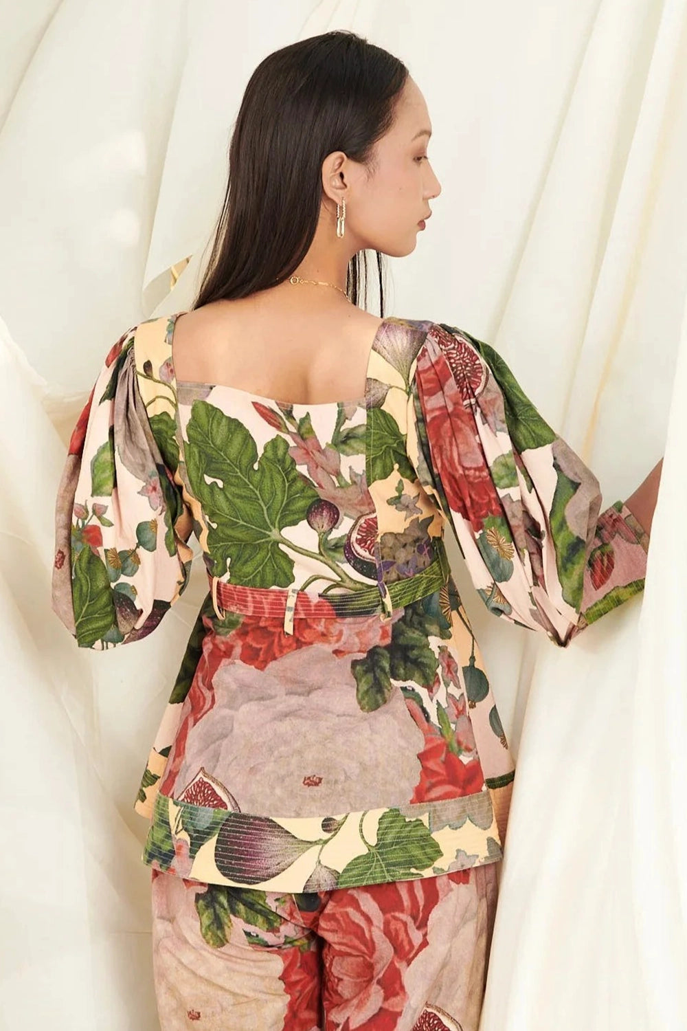 Multi Color Poppy Bloom Quilted Co-ord Set