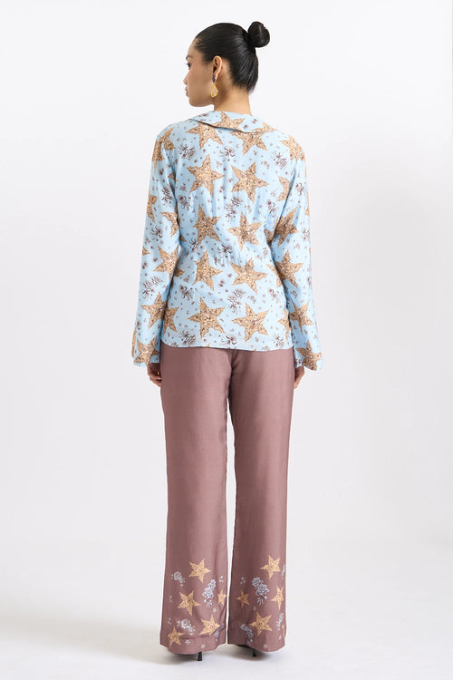 Celestial Twill Jacket And Trouser Set