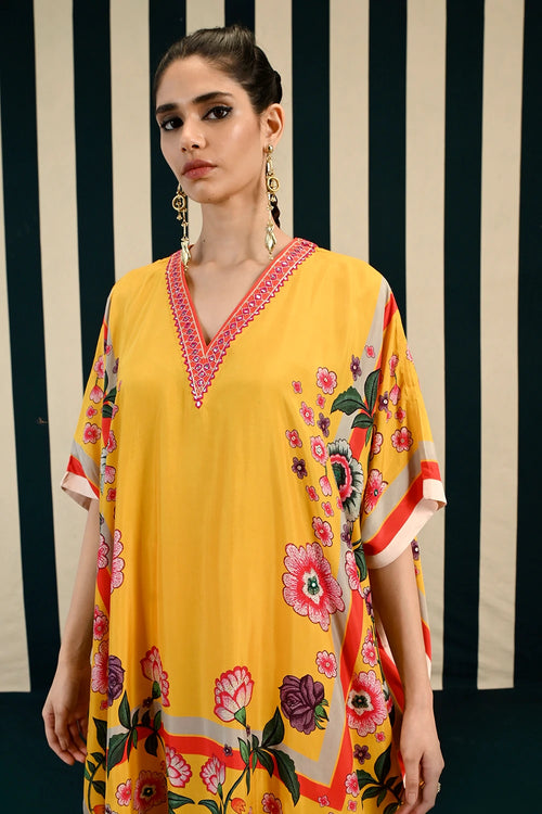 Gulmohar Pansy Sharara Set