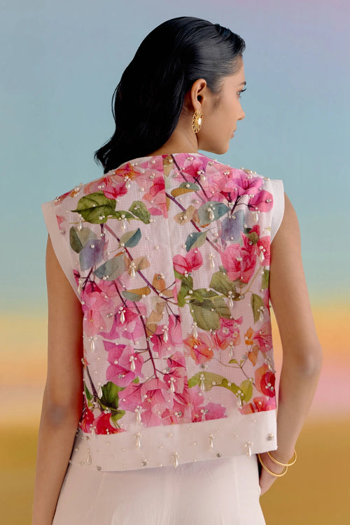 Bougainvillea Bahar Waistcoat
