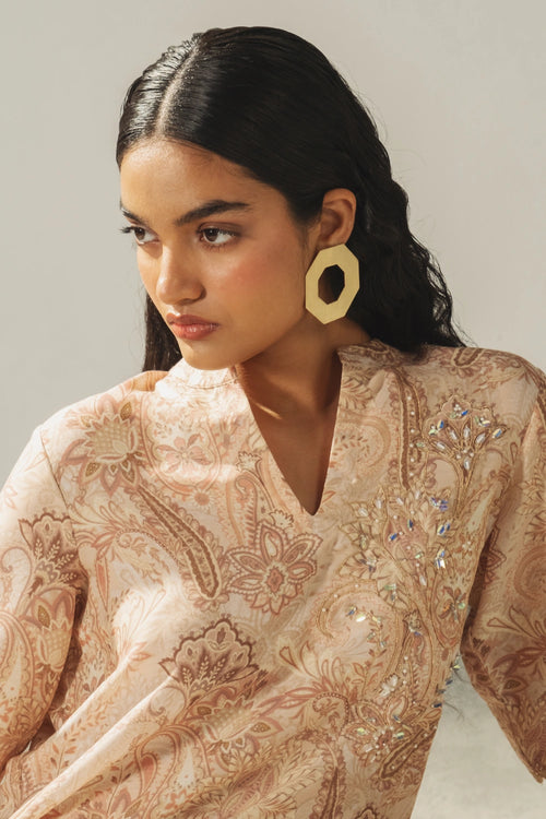 Blush Paisley Lounge Set