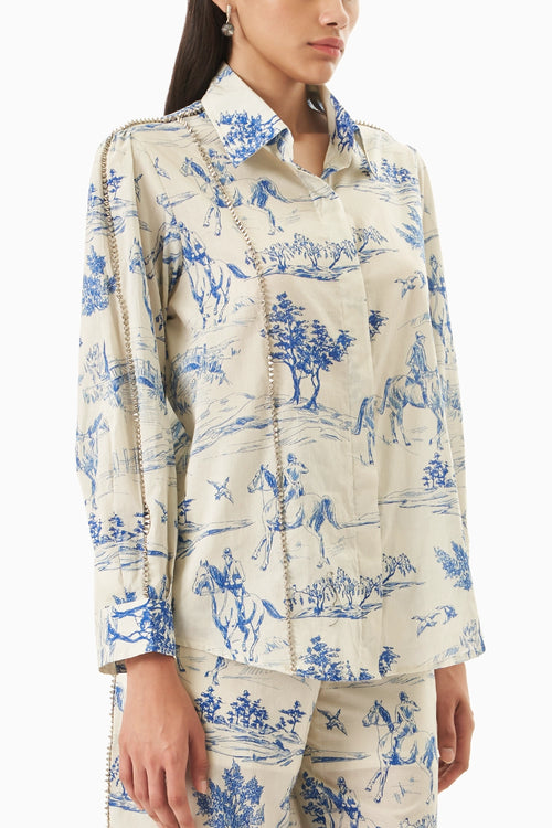 Noble Ground Embellished Shirt