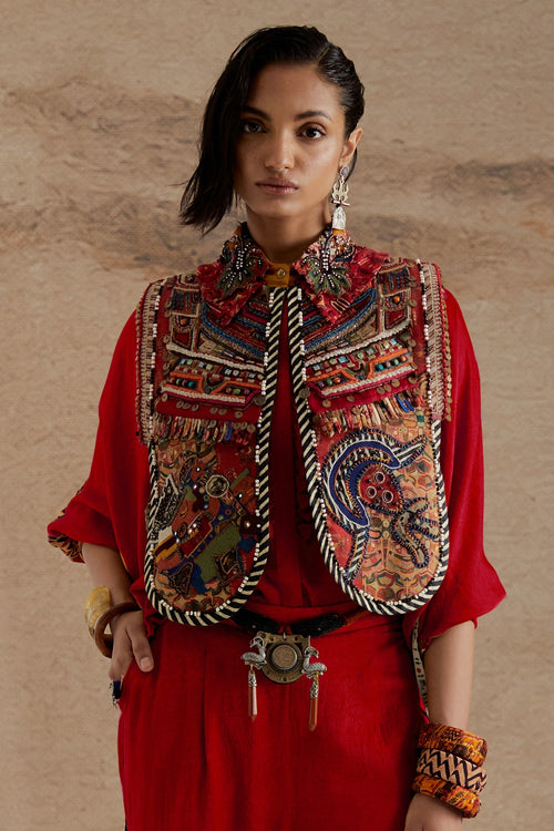 Sindoor Zuri Gilet Set