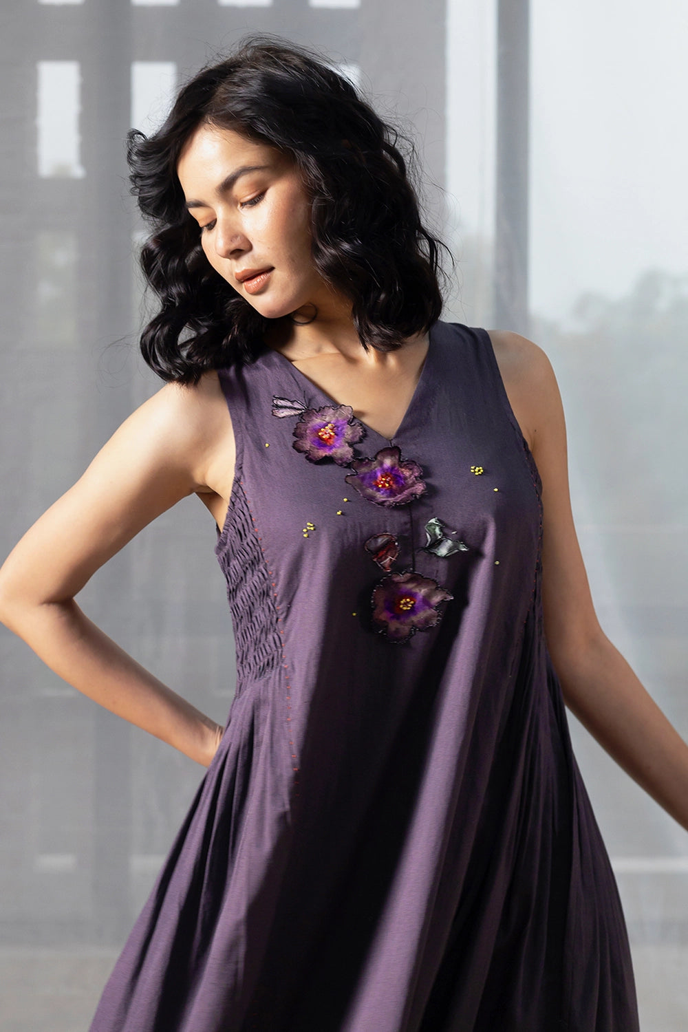 Hoshi Charcoal Dress