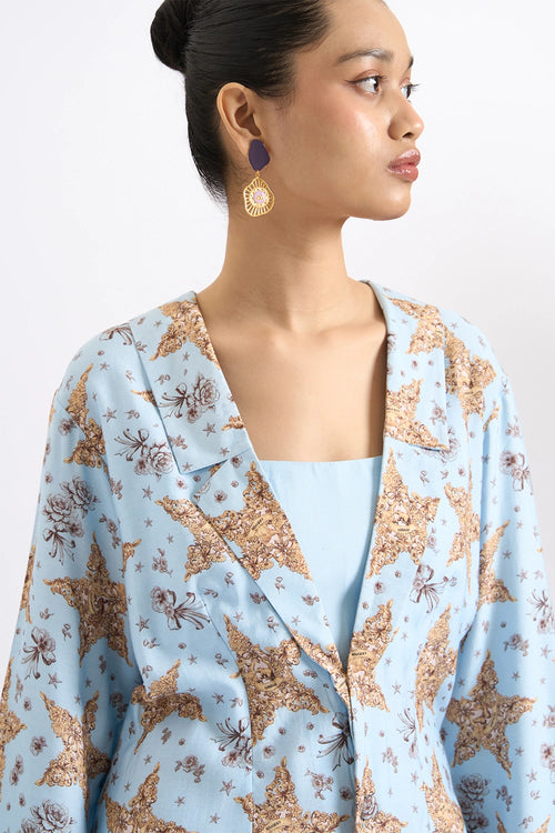 Celestial Twill Jacket And Trouser Set