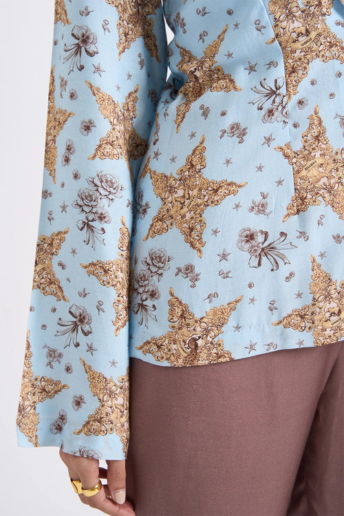 Celestial Twill Jacket And Trouser Set