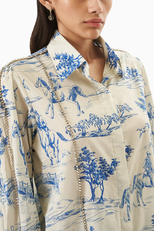 Noble Ground Embellished Shirt