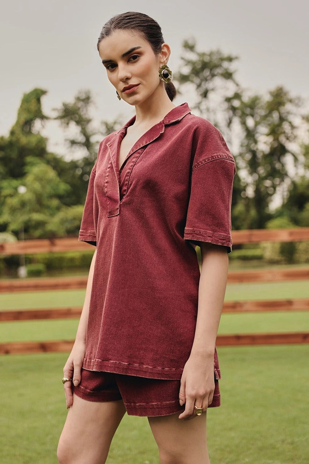 Bonnie A-Line Top with Shorts