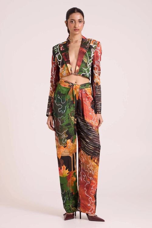 Demeter Cropped Suit Set