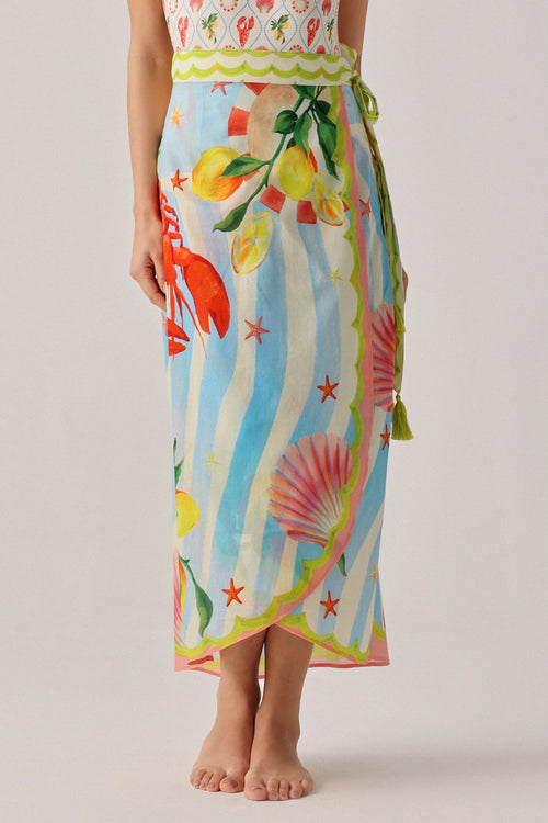 Summer Zest Isles Nua Pareo Coverup Skirt