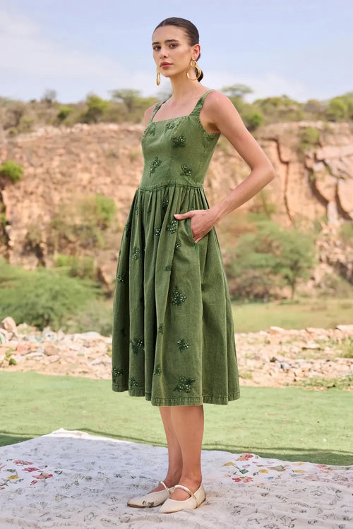 Tahlia Green Dress