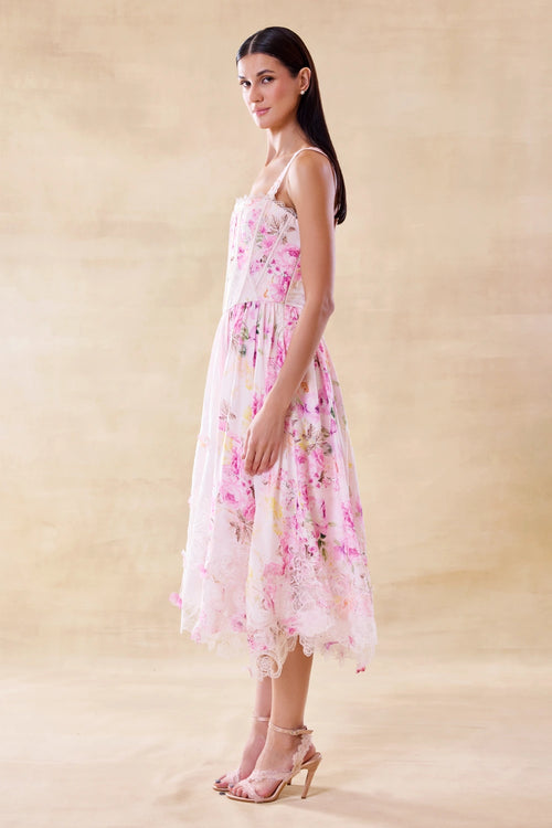 Rose Prism Corset Dress