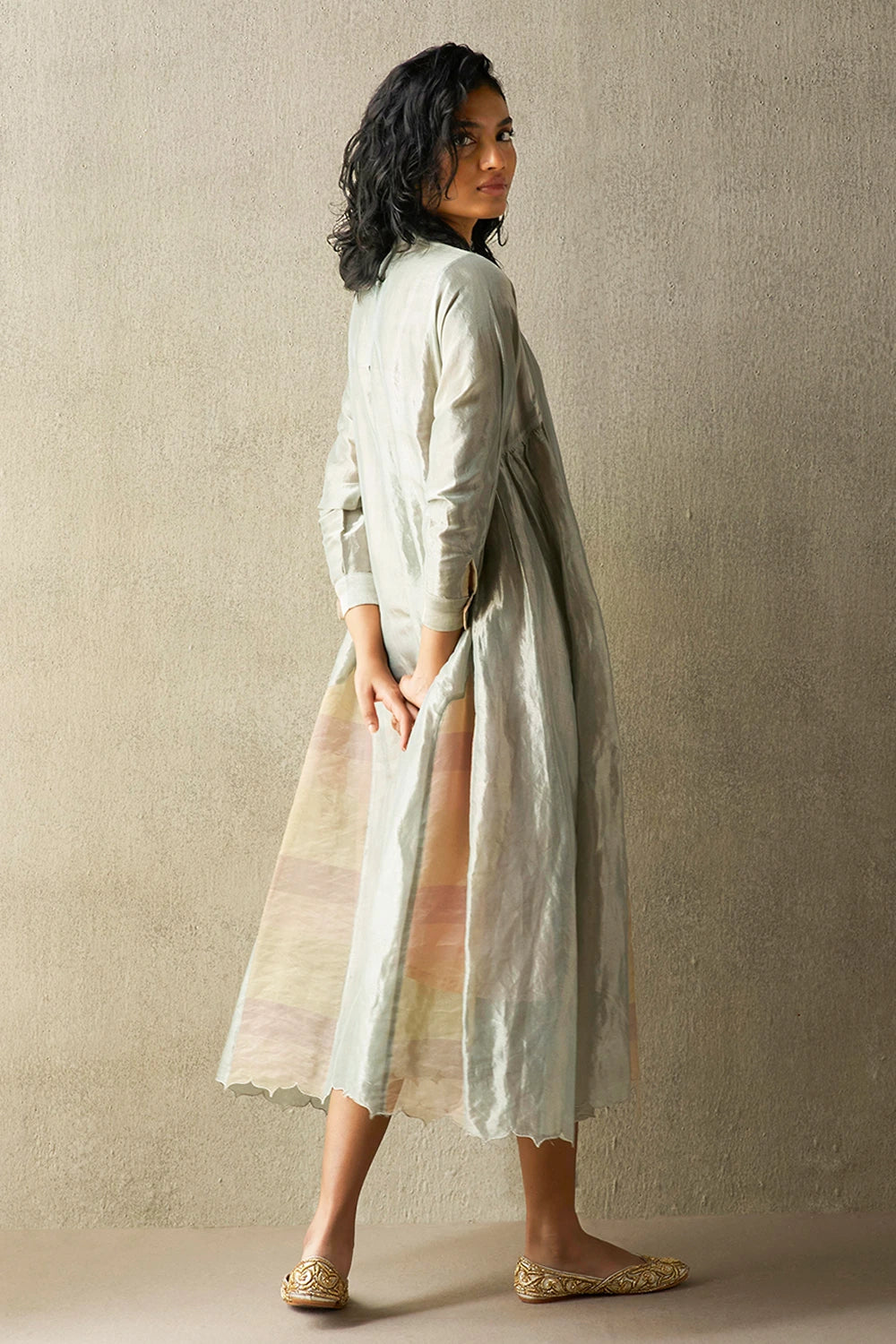 Karam Pachranga Tissue Dress
