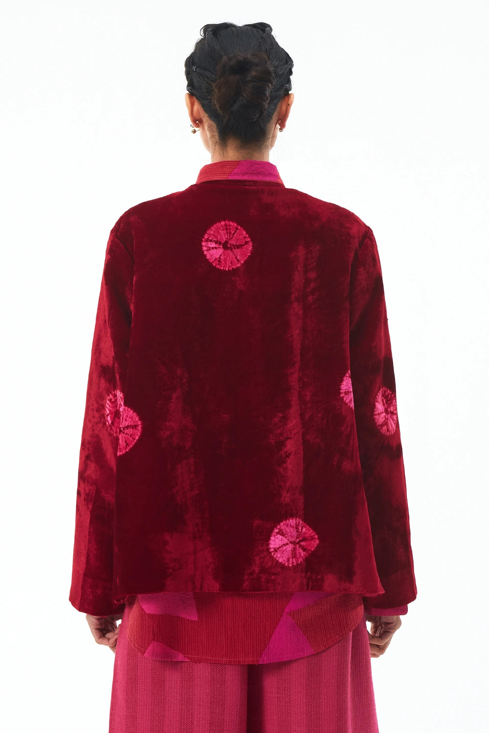 Red Rani Classer's Silk Velvet Jacket