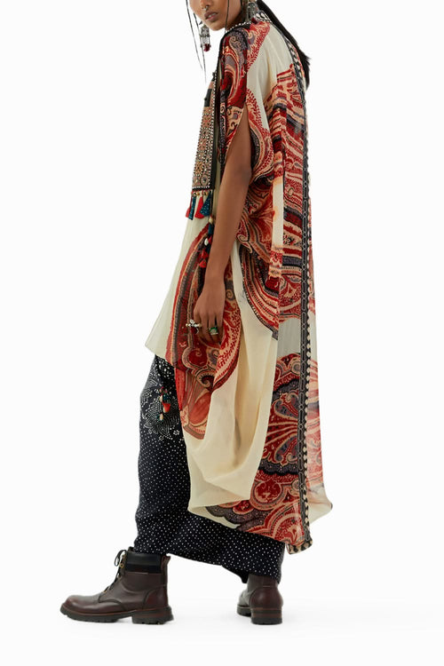 Surmai Ritu Kaftan Dupatta Jacket Set