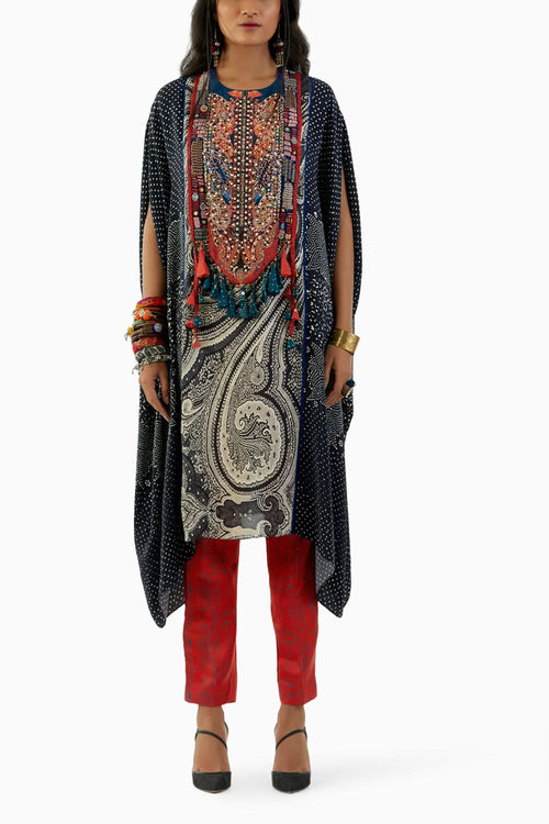 Surmai Ritu Kaftan and Trouser Set