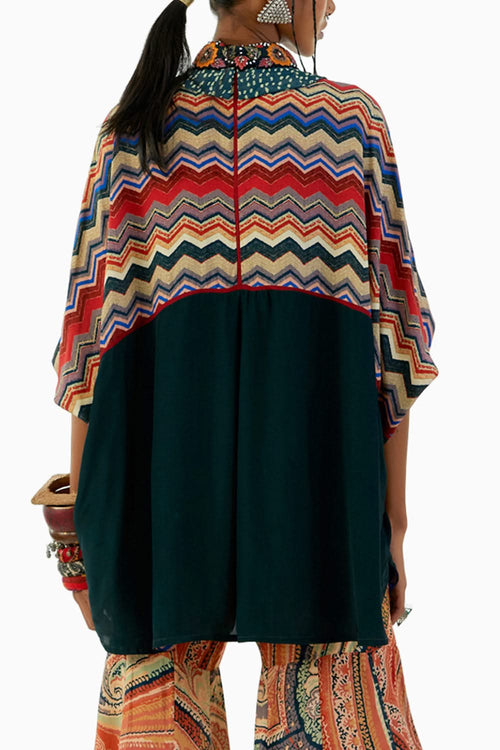 Deep Teal Mandala Shirt