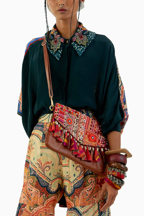 Deep Teal Mandala Shirt