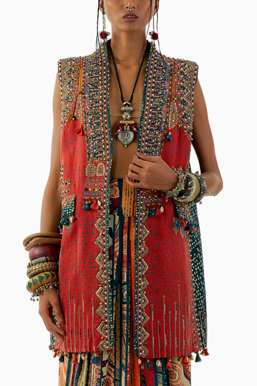 Sindoor Ruhi Sleeveless Jacket