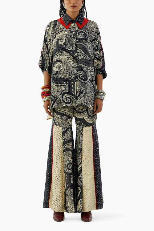 Surmai Mandala Shirt and Trouser Set
