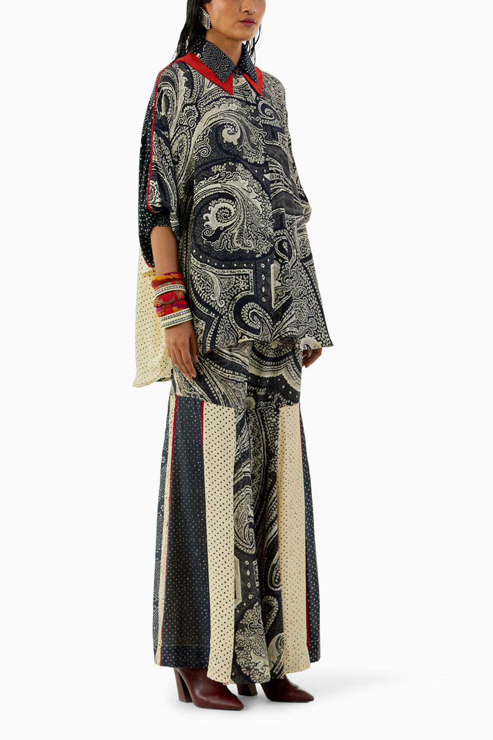 Surmai Mandala Shirt and Trouser Set