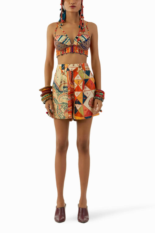 Multicolor Kama Blouse