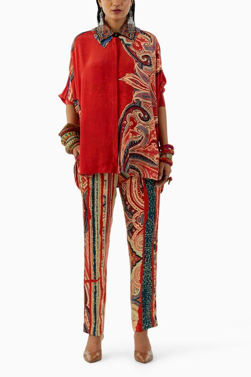 Sindoor Mandala Shirt and Trouser Set