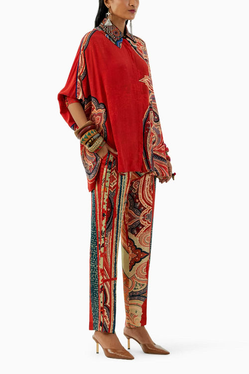 Sindoor Mandala Shirt and Trouser Set