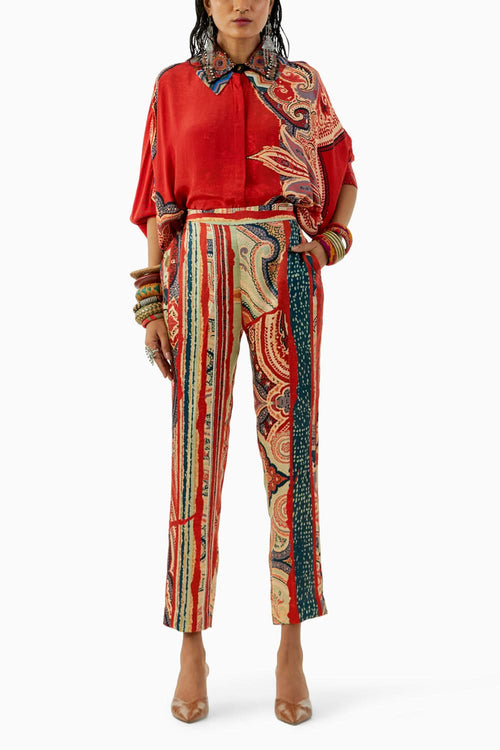 Sindoor Mandala Shirt and Trouser Set