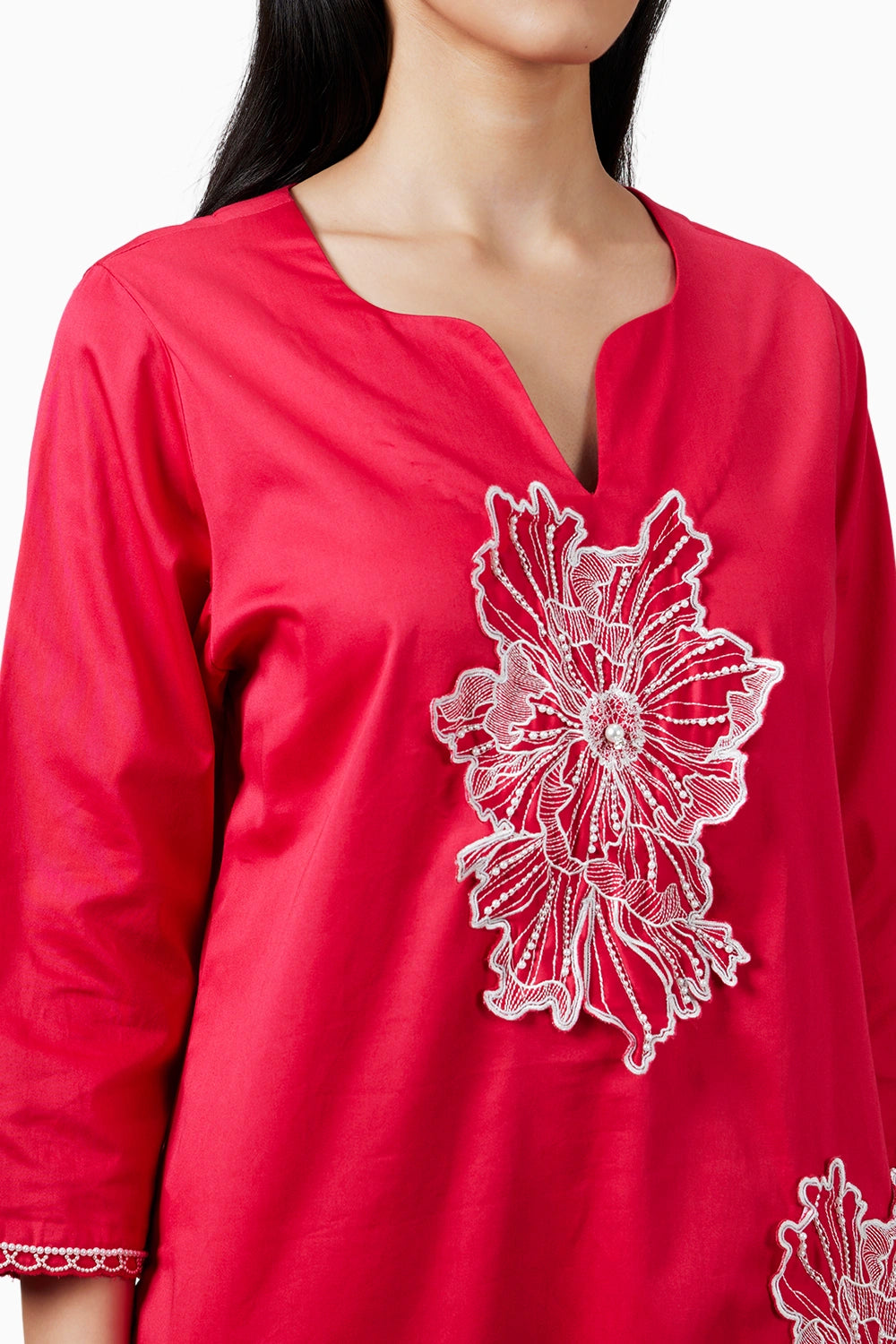 Blushing Bloom Kurta Set