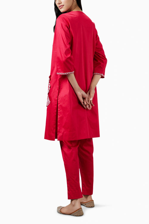 Blushing Bloom Kurta Set