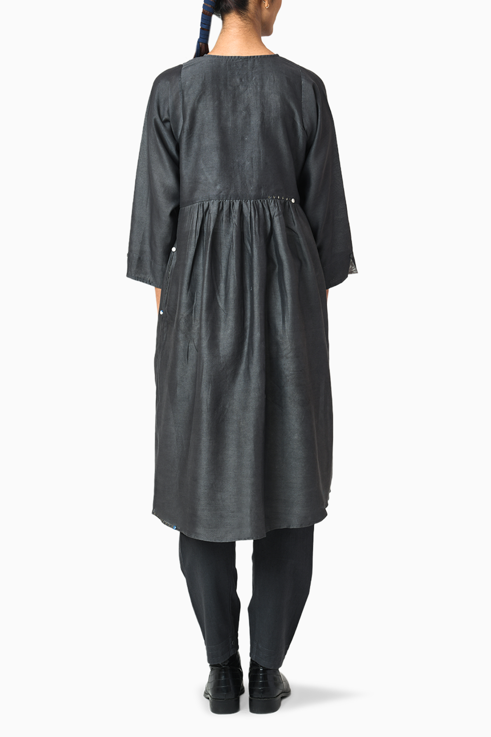 Americano Chanderi Tunic with Trouser Set