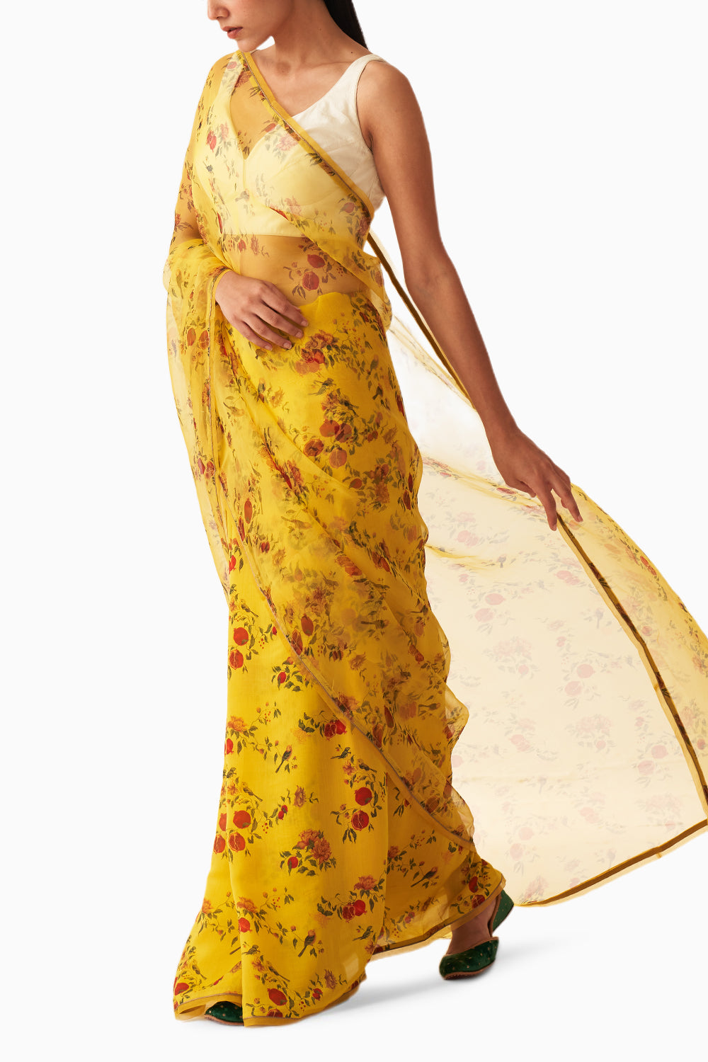 Mohini Yellow Saree