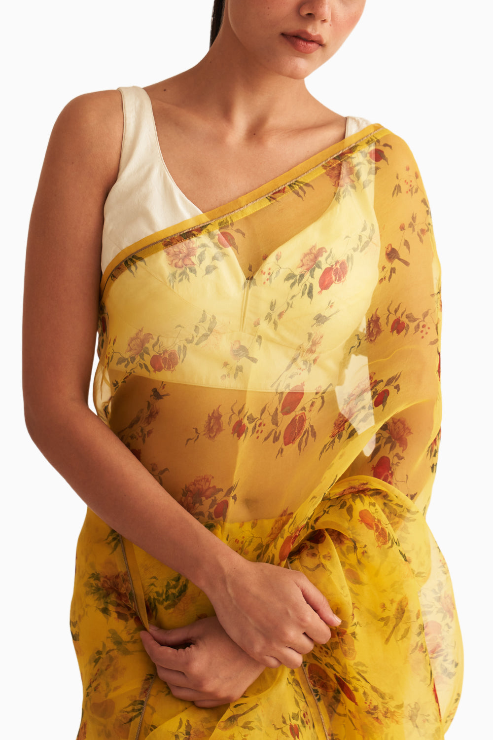 Mohini Yellow Saree