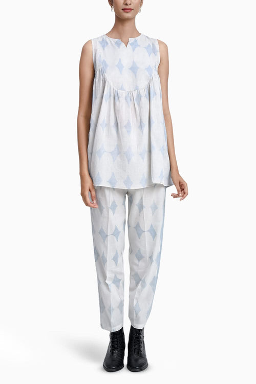 Sky Blue Top & Pant Set