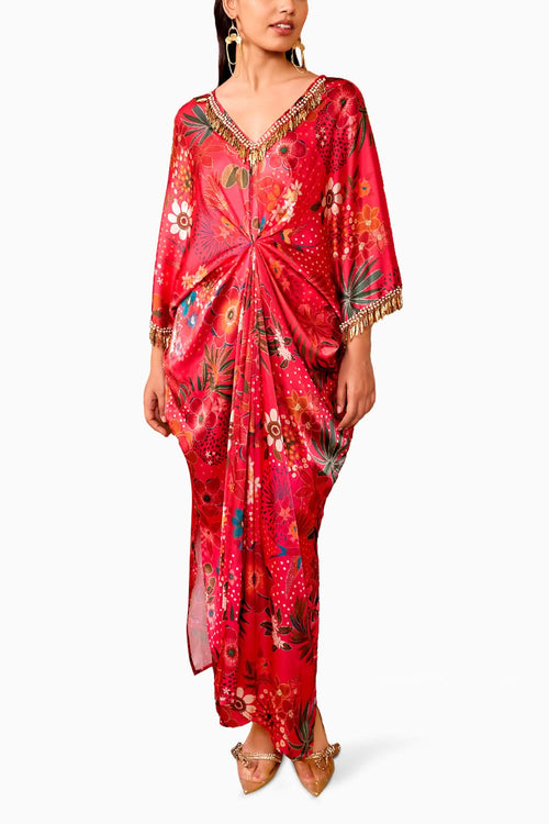 Amira Fuchsia Pink Kaftan