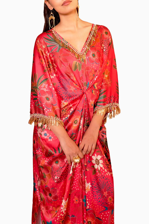 Amira Fuchsia Pink Kaftan