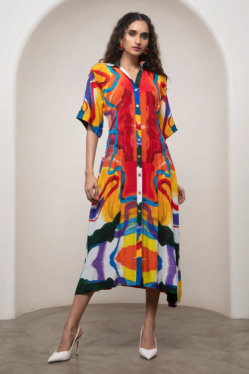 Ruel Kimono Dress