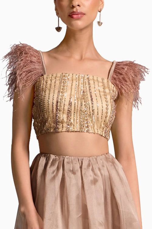 Senses Golden With 
Lilac Top