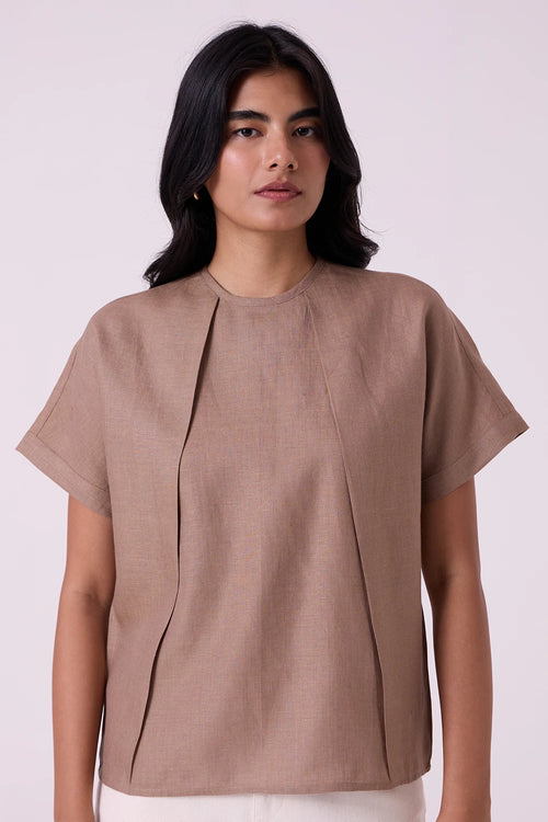 Pam Brown Linen Top