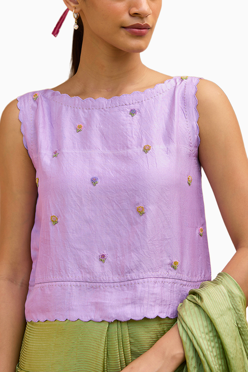 Awakening Lavender Blouse