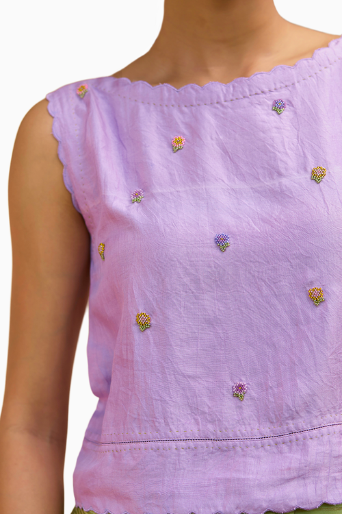 Awakening Lavender Blouse