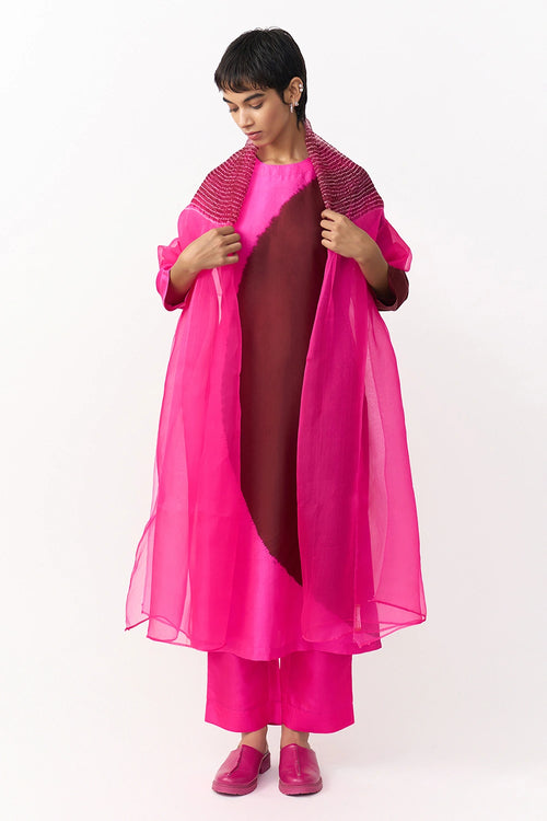 Shibori Rani Organza Dupatta