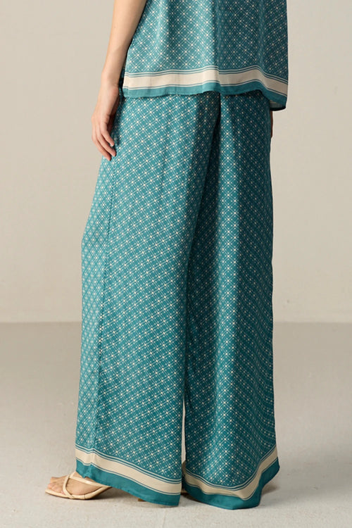 Teal Noah Trousers
