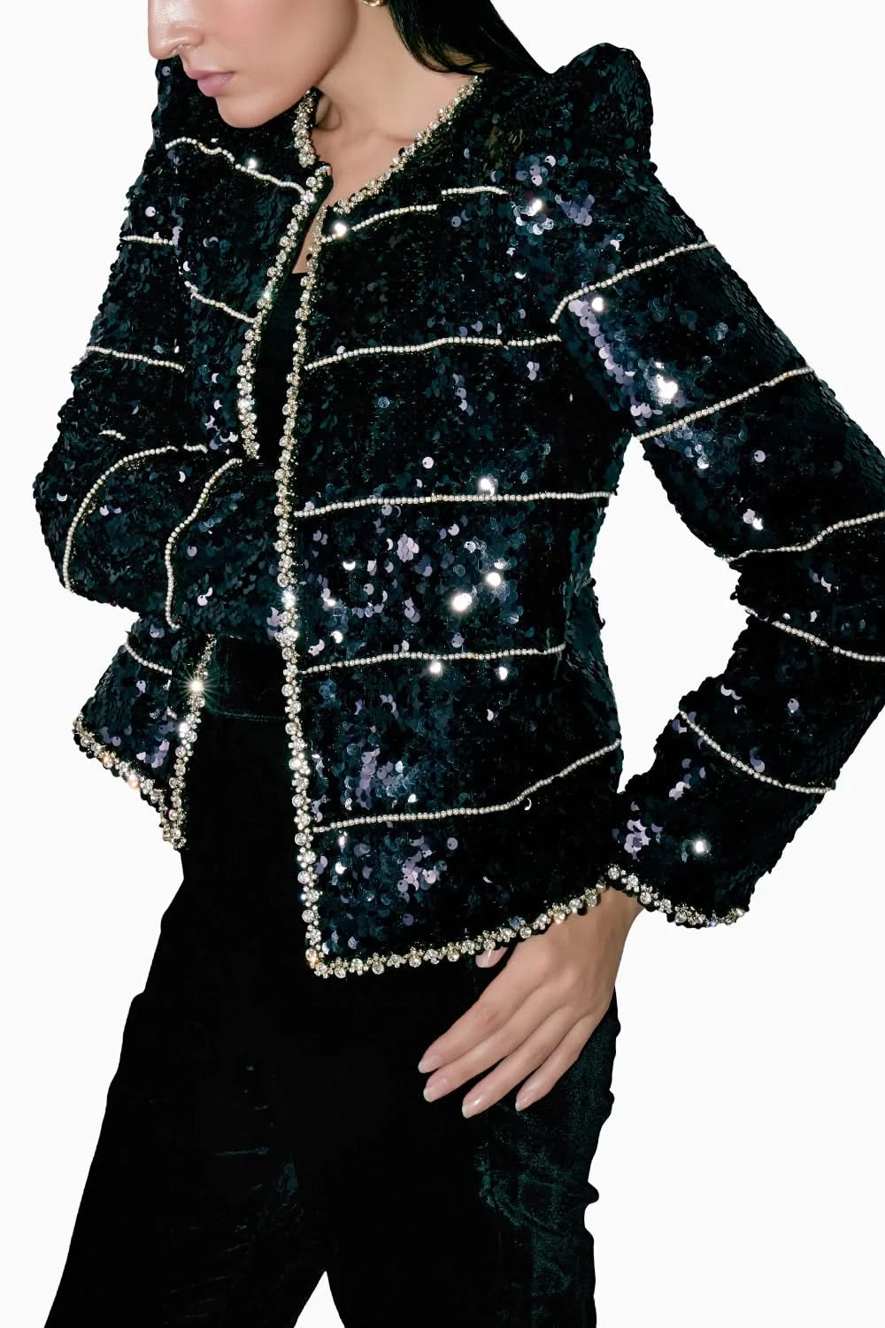 Shimmer Jacket Set