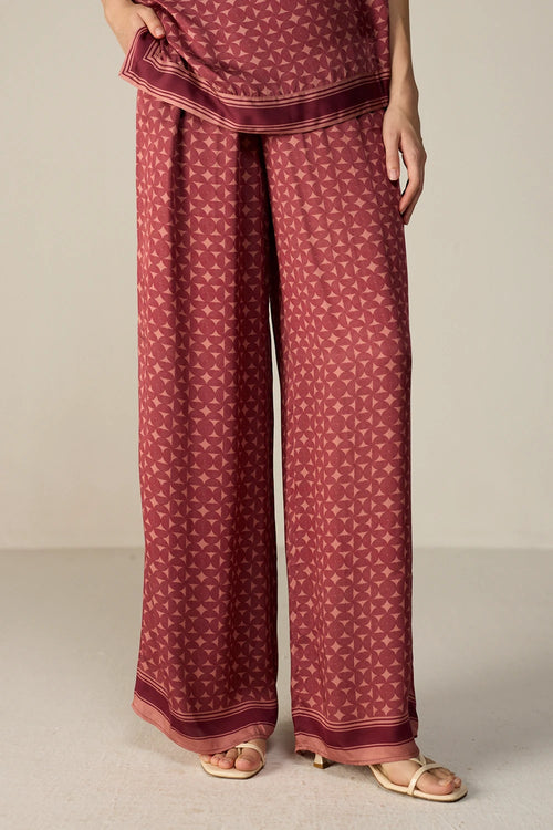Maroon Noah Trousers