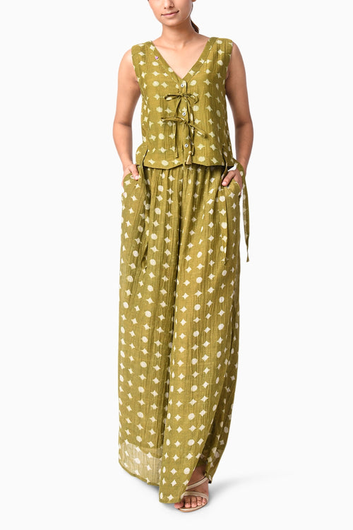 Vest Heena Shima Tama Co-ord Set